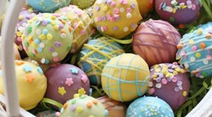 Easter Egg Cake Balls