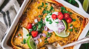 Easy Beef Enchilada Casserole – The Seasoned Mom