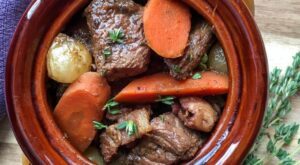 Easy Beef Burgundy Stew Recipe