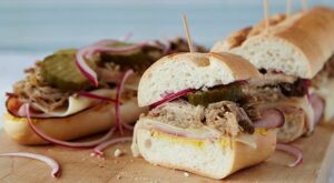 Slow Cooked Cuban Sandwich : Jeff Mauro : Food Network | Food network recipes, Recipes, Food