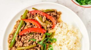 Easy Ground Beef Stir Fry Recipe | Get On My Plate
