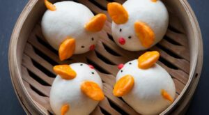 Lunar New Year The Year of Rat Chinese Steamed Buns | Steamed buns, Chinese dessert, What to cook – Pinterest
