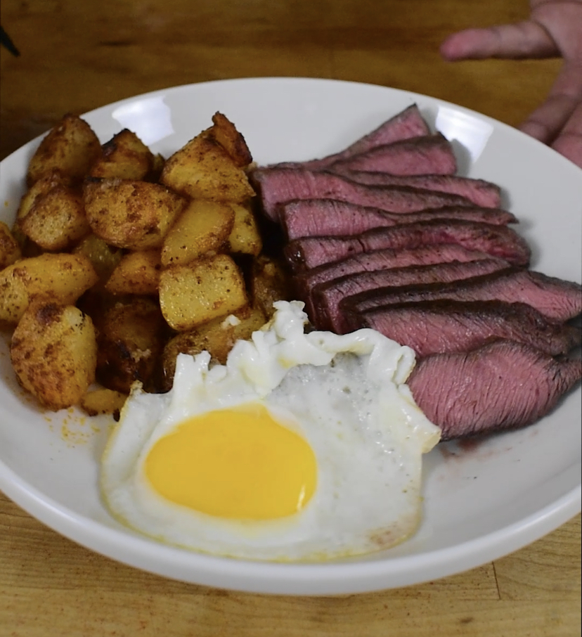 Easy Steak and Eggs recipe – KitchenUproar