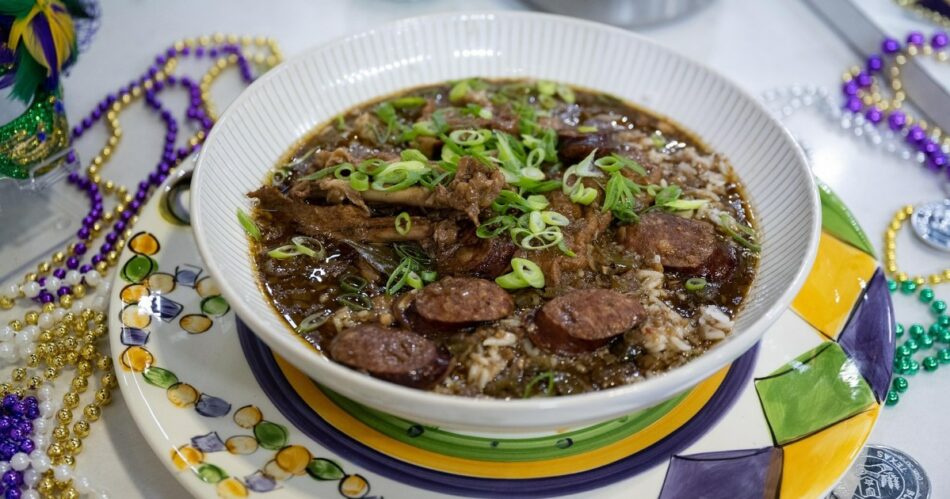 Indulge on Fat Tuesday with this gumbo recipe with duck