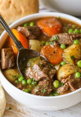 Beef Stew Recipe (Spend With Pennies) | Beef stew recipe, Easy beef stew recipe, Homemade beef stew
