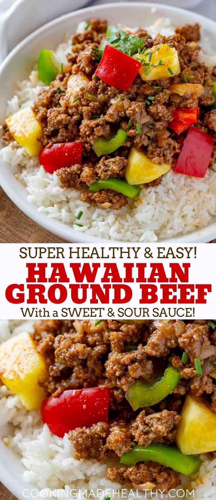 Ground Hawaiian Beef – Cooking Made Healthy | Recipe | Beef recipes for dinner, Beef recipes easy, Beef dinner