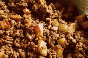 Mom’s Beef Picadillo With Potatoes