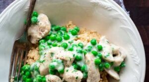 Creamy Chicken and Peas