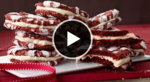 12 Days of Cookies: Geoffrey Zakarian’s Red Velvet Crinkle Cookie Sandwiches