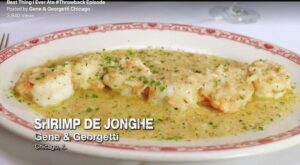 Featured On The Best Thing I Ever Ate: #Throwback – Gene And Georgetti | Gene and georgetti, Buttery shrimp, Cooking channel