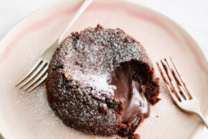 Chocolate Lava Cake for Two Recipe