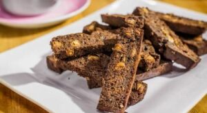 Banana Bread Biscotti (Easy Does It) – Jeff Mauro, “The Kitchen” on the Food Network. | Food network recipes, Biscotti recipe, Chocolate banana bread