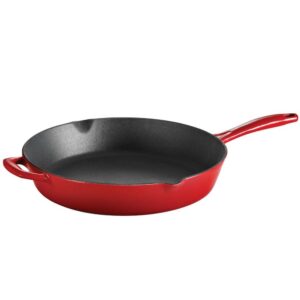 Tramontina Gourmet 12 in. Enameled Cast Iron Skillet in Gradated Red 80131/055DS – The Home Depot