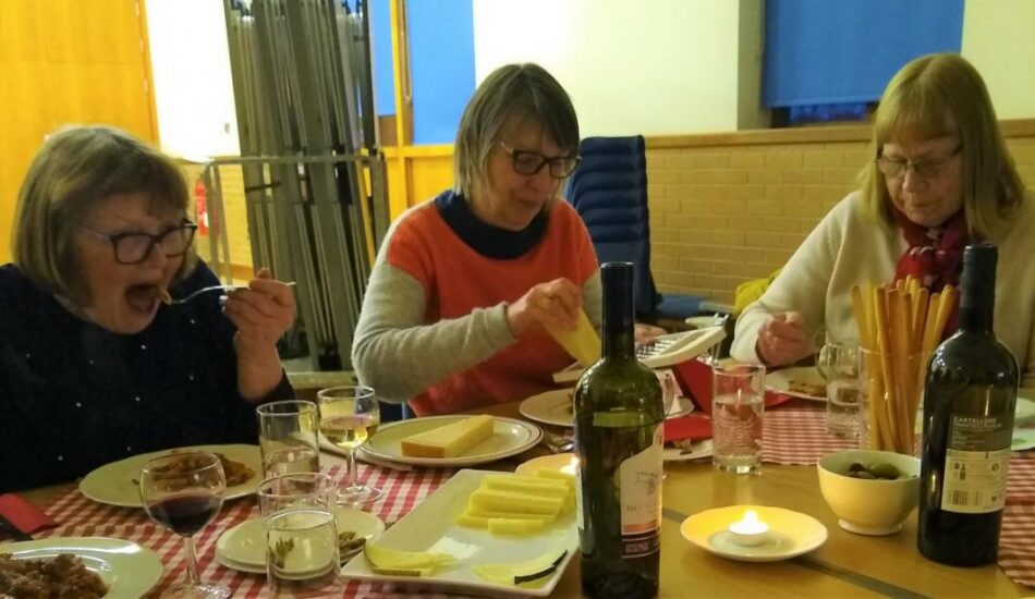 A taste of Italy in Powys as WI members enjoy a feast