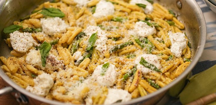 Cavatelli with Asparagus, Lemon and Fresh Ricotta | Recipe | Fresh ricotta recipe, Cavatelli, Pasta dishes