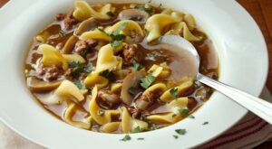 Easy Beef and Pasta Soup
