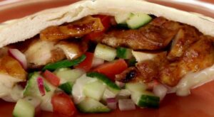 Chicken Shawarma with Tomato Cucumber Relish and Tahini Sauce | Recipe | Food network recipes, Recipes, Food