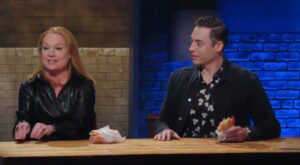 Food Network – Ready with Snacks | Facebook | By Food Network | Jeff Mauro + Tiffani Faison are teaming up on #BeatBobbyFlay tonight… and they brought snacks! 😂🥪 See what kind of top-notch challenges Bobby Flay is…