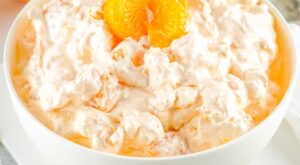Orange Fluff Salad Recipe (Orange Jello Salad)