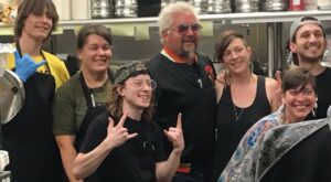 PHOTOS: Fans pose with Guy Fieri during his recent visit to Bend