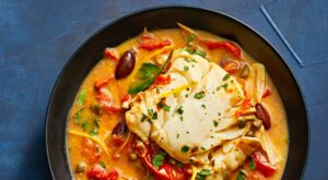 Tomato-Poached Cod with Olives and Capers
