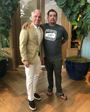 Chef Aarón Sánchez and I shook things… – Geoffrey Zakarian
