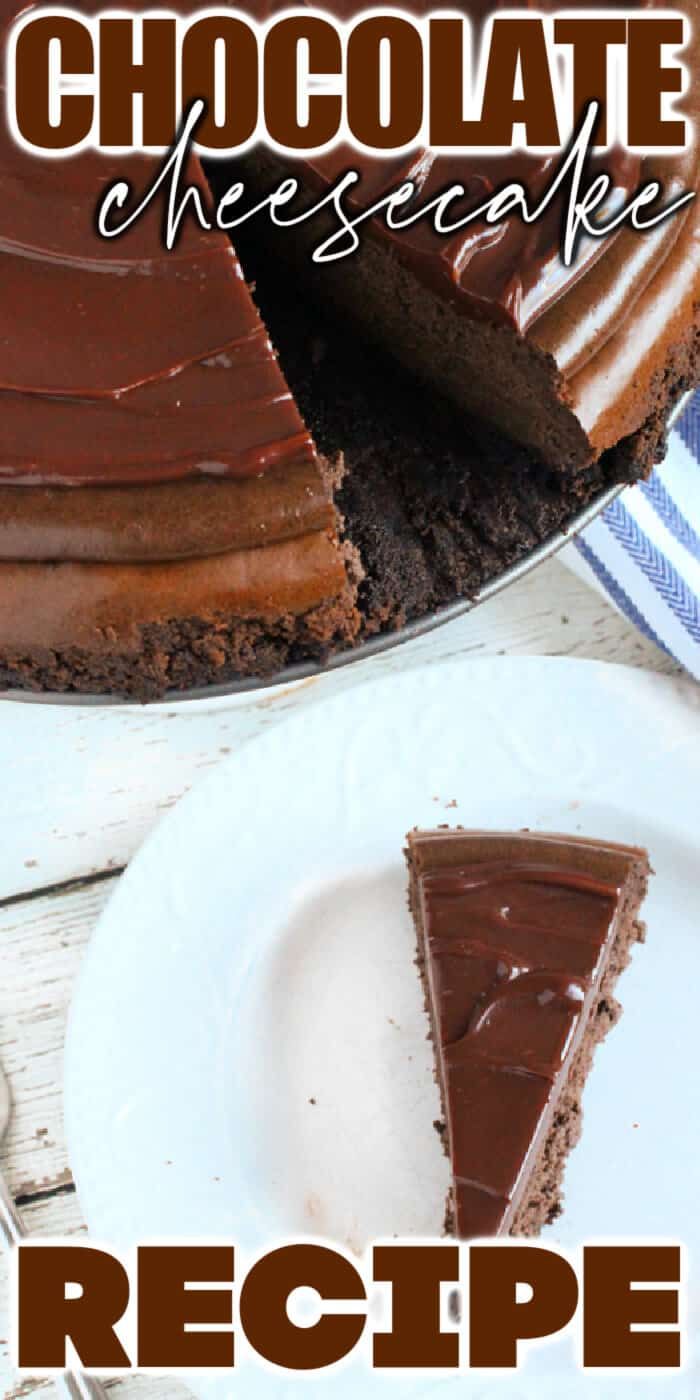 BEST HOMEMADE CHOCOLATE CHEESECAKE | Chocolate cheesecake, Homemade chocolate cheesecake recipe, Chocolate cheesecake recipes