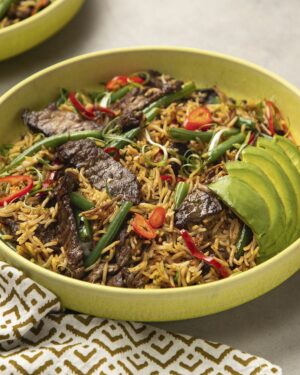 Pili Pili Beef Fried Rice : Authentic Royal® | Beef fried rice, Beef recipes for dinner, Beef recipes easy