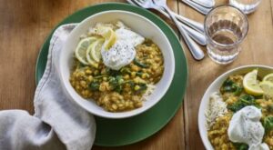 Slow cooker split pea and spinach dal  recipe