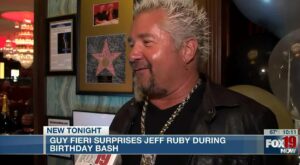 Guy Fieri surprises Jeff Ruby during birthday bash