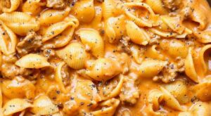 Creamy Beef and Shells – A quick/easy ground beef recipe, this is a pasta dish that will be … | Beef recipes for dinner, Ground beef recipes easy, Beef recipes easy