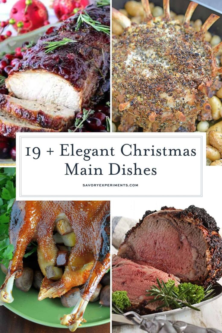 24+ Christmas Main Dishes –  Festive Holiday Main Dish Recipes | Christmas dinner main course, Christmas food dinner, Christmas main dishes