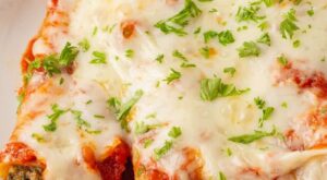 Easy & Delicious Baked Beef Cannelloni Recipe with Spinach