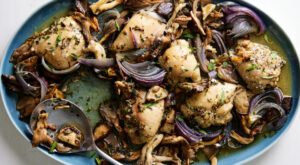 The Best Part of This Chicken Dinner? The Crispy Mushrooms, of Course.