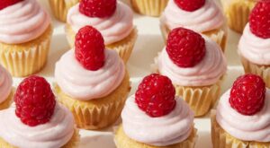These Lemon-Raspberry Mini Cupcakes Are Perfect for Spring Baking