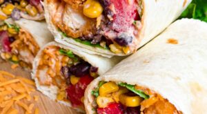 Best Southwest Chicken Wrap Recipe | Modernmealmakeover.com