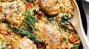 Tuscan Chicken and Orzo