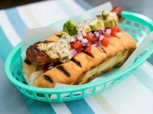 Sonoran Style Hot Dog | Recipe | Food network recipes, Hot dog recipes, Food