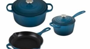 Le Creuset Five Piece Enameled Cast Iron Cookware Set | The Shops at Willow Bend