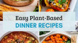 40 Plant Based Dinner Recipes