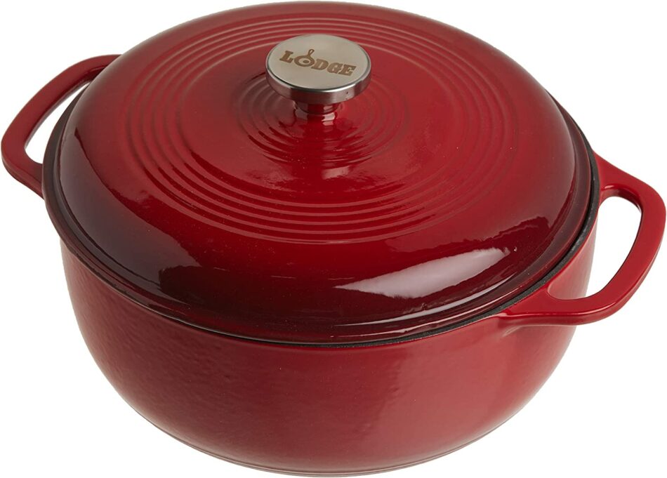 Lodge Even Heating Enameled Cast Iron Dutch Oven, 6-Quart | Don’t Waste Your Money
