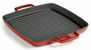 Martha Stewart Collection CLOSEOUT! Enameled Cast Iron 11″ Grill Pan, Created for Macy’s | Dulles Town Center