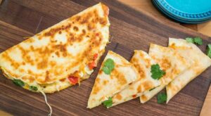 Shrimp Quesadilla (Remix Your Recipes) – Sunny Anderson, Jeff Mauro & Katie Lee, “The Kitchen” on the Food Network.