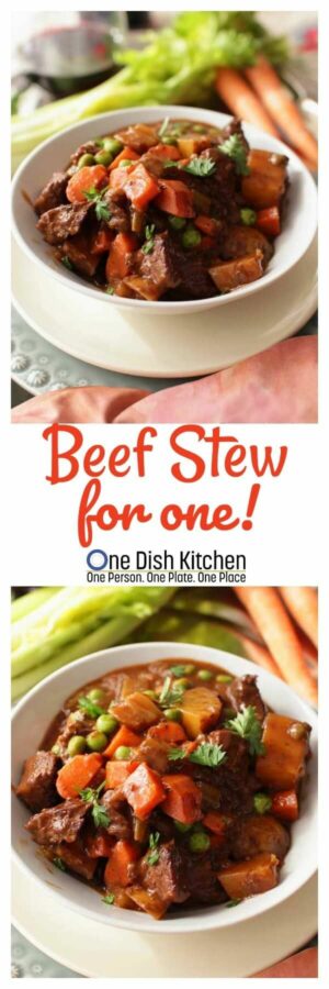 Easy Beef Stew Recipe | Single Serving | One Dish Kitchen | Recipe | Easy beef stew recipe, Easy beef stew, Stew recipes