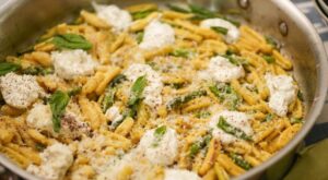 The ultimate spring pasta is cavatelli with asparagus, lemon and ricotta