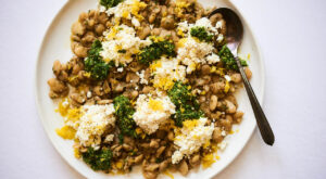 Warm Butter Beans With Lemon Zest, Ricotta And Parsley Pesto