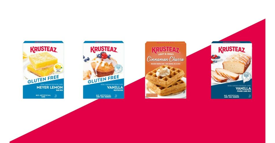Krusteaz Introduces NEW Cinnamon Churro Belgian Waffle Mix, Vanilla Pound Cake Mix and Two New Gluten-Free Offerings