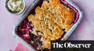 Blueberry, ginger and lime cobbler recipe by Nik Sharma