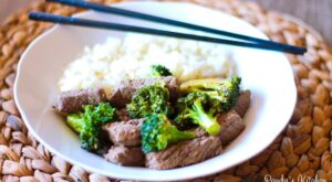 Easy Beef and Broccoli with Cauliflower Rice