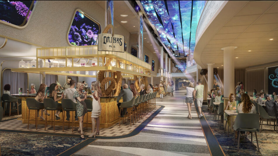 New renderings show sea-themed venues on Carnival Jubilee cruise to sail from Galveston this winter